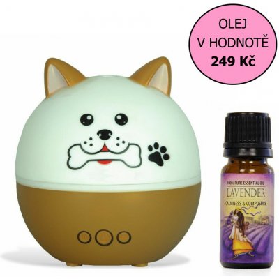 Airbi Aroma Pet Woof dětský aroma difuzér 250 ml + esenciální olej Airbi LEVANDULE 10 ml – Zbozi.Blesk.cz
