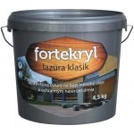 Fortekryl Lazura Klasik 4,5 kg bezbarvá – Zboží Mobilmania