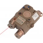 Imperator Tactical AN/PEQ-15-B LED svítilna a červený IR laser TAN – Zboží Mobilmania