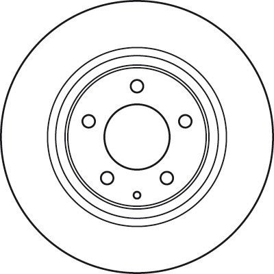 Brzdový kotouč TRW DF4967 - MAZDA RX8 03- – Hledejceny.cz