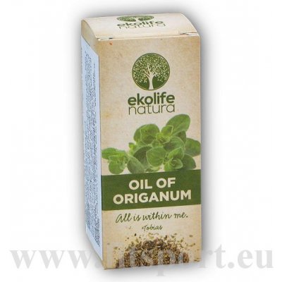 Ekolife Natura Oil of Origanum 10ml Bio Esenciální olej z oregana