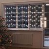 Vánoční osvětlení Nabytek XL Světelný závěs hvězdičky 500 LED studené bílé světlo 8 funkcí