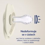 Lovi dudlík svítící silikon dynamický Prime 2ks Ivory/Blush – Zboží Dáma