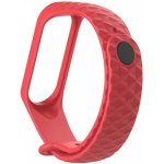 BStrap Silicone Diamond řemínek na Xiaomi Mi Band 3/4, red SXI007C07 – Hledejceny.cz