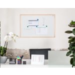 Aveli XRT-00160 magnetická tabule dřevěný rám 90 x 60 cm – Zboží Živě