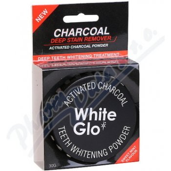 White Glo Charcoal bělící zubní pudr 30 g