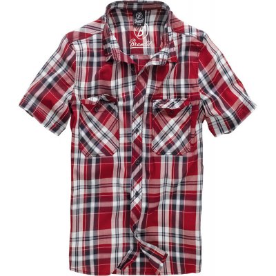 Brandit košile Roadstar shirt 1/2 sleeve červená – Zboží Mobilmania