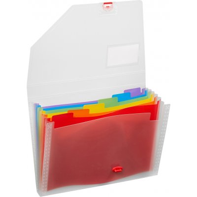 SNOPAKE Organizér na dokumenty Rainbow A4 6 přihrádek – Zboží Živě