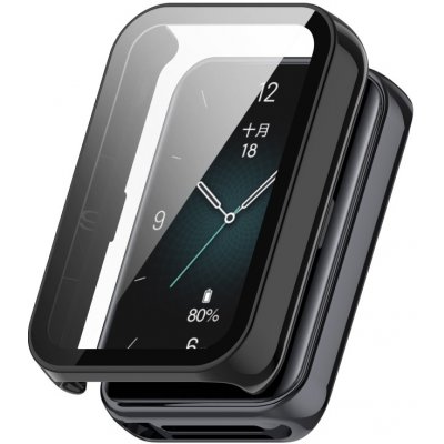 VSECHNONAMOBIL 86797 PC FULL COVER Plastový kryt se sklem pro Honor Band 9 černý – Sleviste.cz