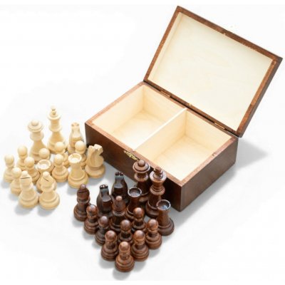 Šachové figurky Staunton 5 v dřevěném boxu – Zboží Živě