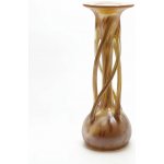 Váza prostřihovaná zlatá secesní 28cm Art Nouveau – Hledejceny.cz