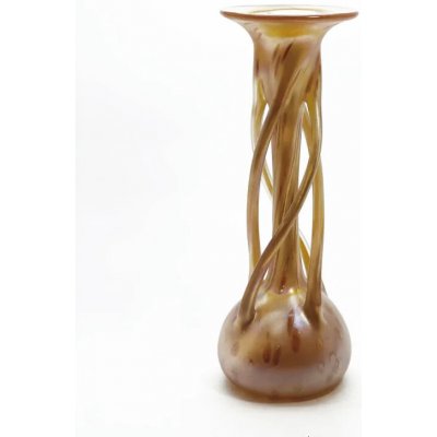 Váza prostřihovaná zlatá secesní 28cm Art Nouveau – Hledejceny.cz