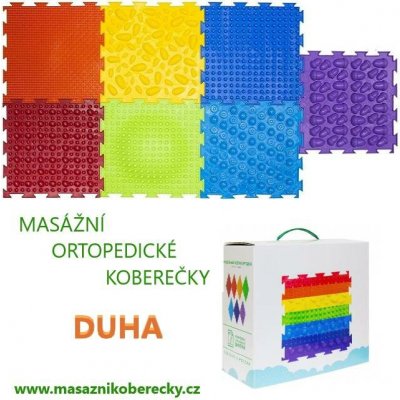 Ortodon Masážní koberečky: sada DUHA – Zbozi.Blesk.cz