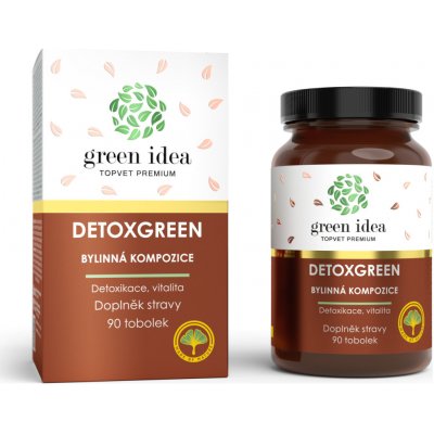 GREEN IDEA, Detoxgreen bylinná kompozice 90 tablet