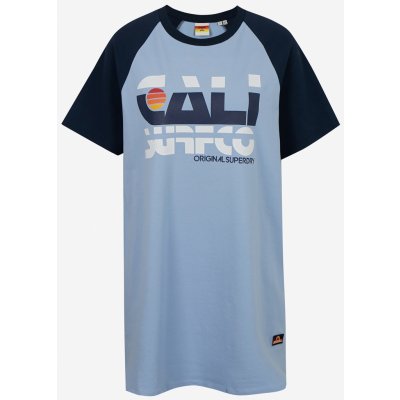 Cali Surf Raglan Tshirt Dress Superdry – Zboží Mobilmania