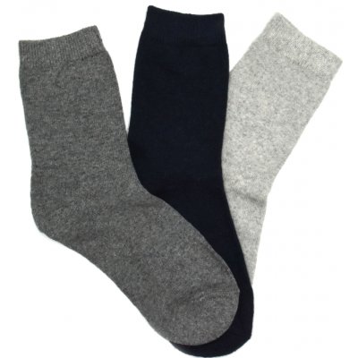 Dámské vlněné ponožky ANGORA MIX 3-pack sv.šedá/modrá/tm.šedá – Zbozi.Blesk.cz