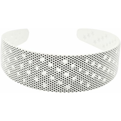 Puntíková čelenka do vlasů s hvězdičkami bílá – Zboží Dáma