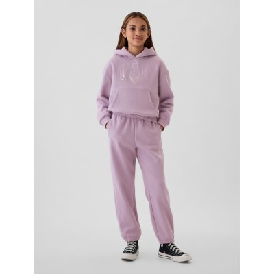 GAP dětské tepláky Vintage Soft s logem Fialová – Zboží Dáma