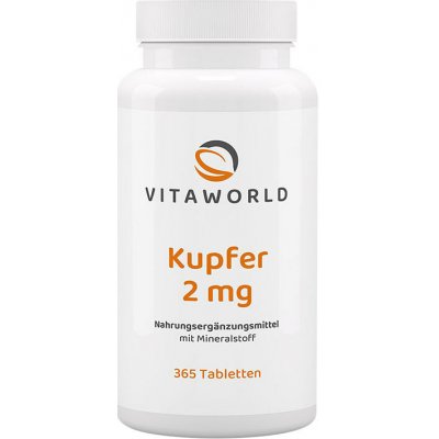 Vitaworld Copper 2 mg 365 tablet – Hledejceny.cz