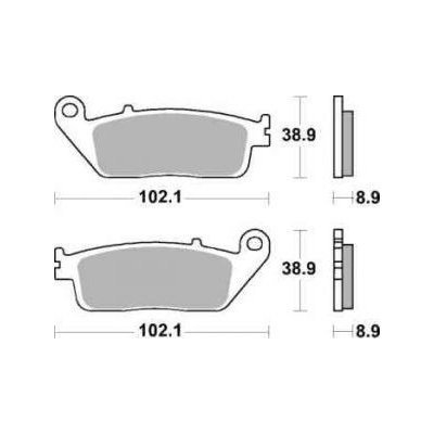 Brzdové destičky SBS zadní HONDA FJS 600 Silver Wing (FCS 600) rok 01-18 – Sleviste.cz