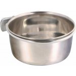 Trixie Nerezové krmítko s pevným úchytem do klece 300 ml/ø 9 cm – Sleviste.cz