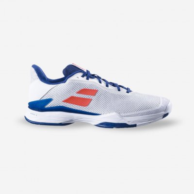 Babolat Jet Tere All Court Men - white/estate blue – Zboží Mobilmania