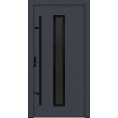 Hahn-Türke AC68 - M21 mléčné sklo Antracit Pravé 100 x 200 cm – Hledejceny.cz