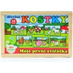 Nellys kostky kubus Moje první zvířátka 15 ks v krabičce 20 x 13 x 52 cm MPZ – Zbozi.Blesk.cz