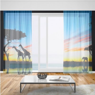 IMPAR Záclony Noční safari (Rozměr záclony: 150x250) – Hledejceny.cz