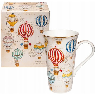 Easy Life Porcelánový hrnek velký Air Balloons v dárkové krabičce 600 ml – Zboží Mobilmania