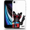 Pouzdro a kryt na mobilní telefon Apple Pouzdro Picasee silikonové Apple iPhone SE 2020 - French Bulldog čiré