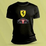 Sandratex dětské bavlněné tričko Scuderia Ferrari F1 Černá – Sleviste.cz