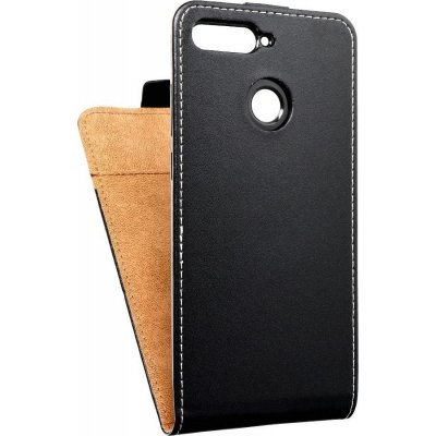 Pouzdro FORCELL Slim Flip Flexi Huawei Y6 2018 / Y6 Prime 2018 Černé – Sleviste.cz
