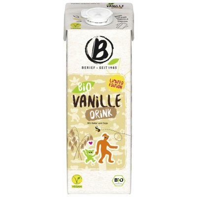 Berief Ovesno-sójový nápoj vanilkový bio 1 l – Zboží Dáma