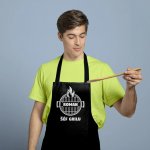 Sablio Grilovací zástěra se jménem ŠÉF GRILU – Zboží Dáma
