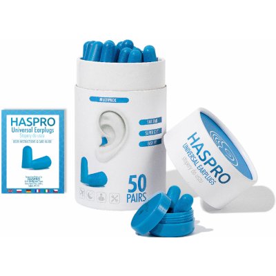 Haspro Multi špunty do uší modré 50 párů