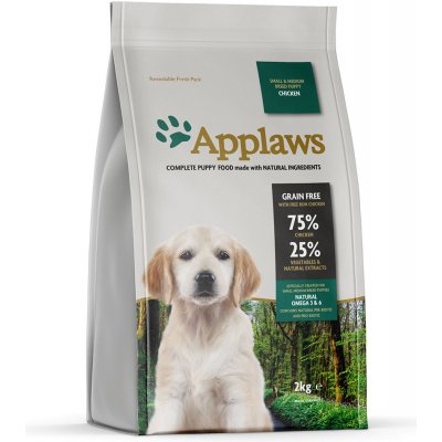 Applaws Dog Puppy Small & Medium Breed Chicken 2 kg – Zbozi.Blesk.cz