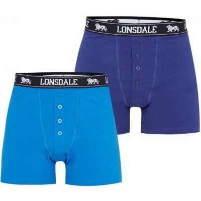 Lonsdale 2 Pack Boxers Mens