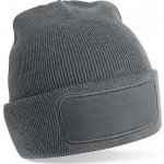 Beechfield Ohrnovací Thinsulate beanie s odnímatelnou ploškou na potisk Šedá grafitová CB540 – Hledejceny.cz