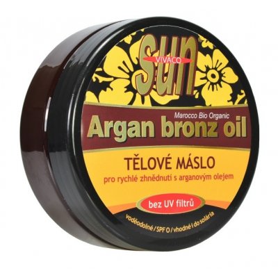 SunVital Argan Bronz Oil máslo na opalování SPF0 200 ml – Zboží Mobilmania