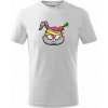 Dětské tričko Zombie králik tričko dětské bavlněné bílá