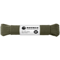 ROTHCO Šňůra PARACORD polyester 550LB 30m 4mm OLIV