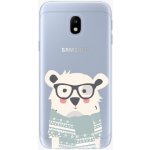 Pouzdro iSaprio - Bear with Scarf - Samsung Galaxy J3 2017 – Hledejceny.cz