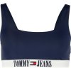 Tommy Jeans plavková podprsenka tmavomodrá