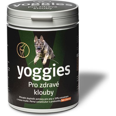 Yoggies Extrakt z mušlí pro zdravé psí klouby s probiotiky 600 g – Zbozi.Blesk.cz