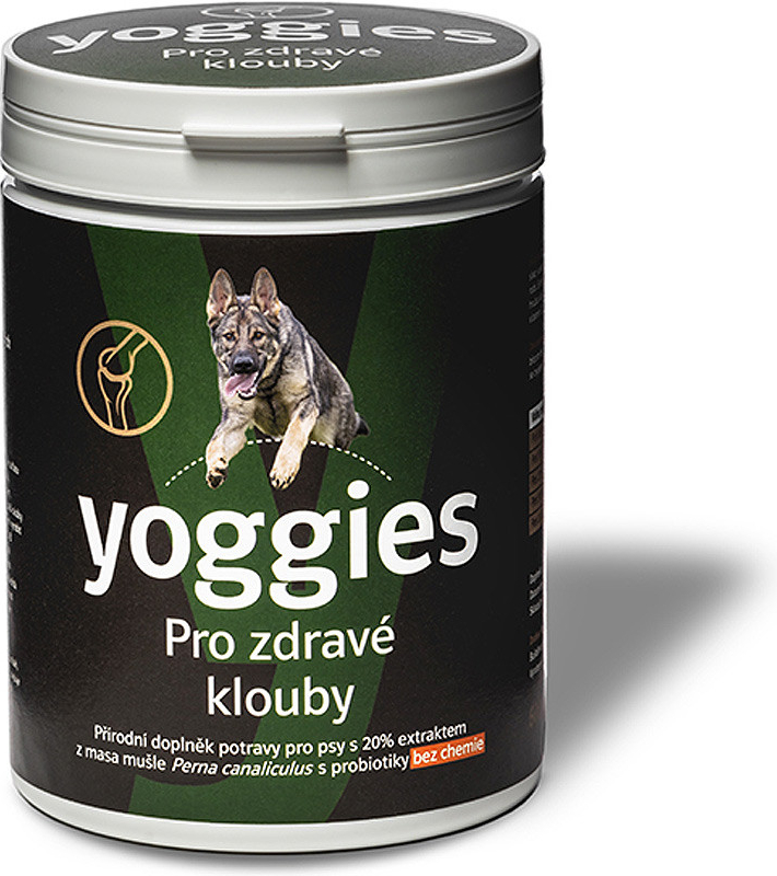 Yoggies Extrakt z mušlí pro zdravé psí klouby s probiotiky 600 g