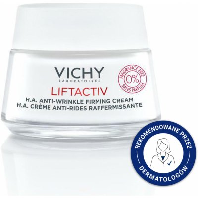Vichy Liftactiv H.A. zpevňující krém bez parfemace 50 ml – Zboží Dáma