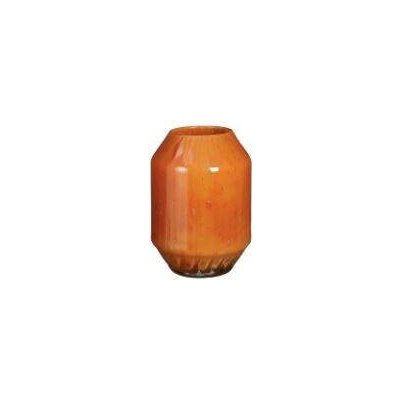 Skleněná váza Mica LIRIA, průměr 21 cm, oranžová – Hledejceny.cz