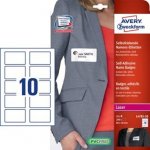 Avery-Zweckform L4785-20 acetátové hedvábí bílá jmenovky 80 x 50 mm 200 ks – Sleviste.cz