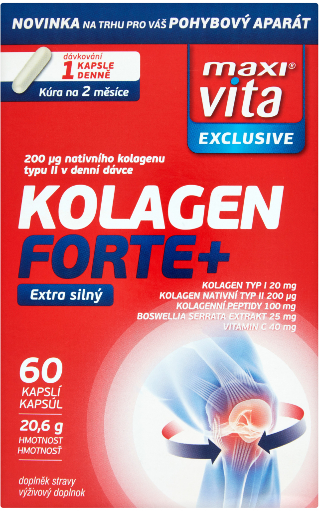 Maxivita Exclusive Kolagen Forte 60 kapslí